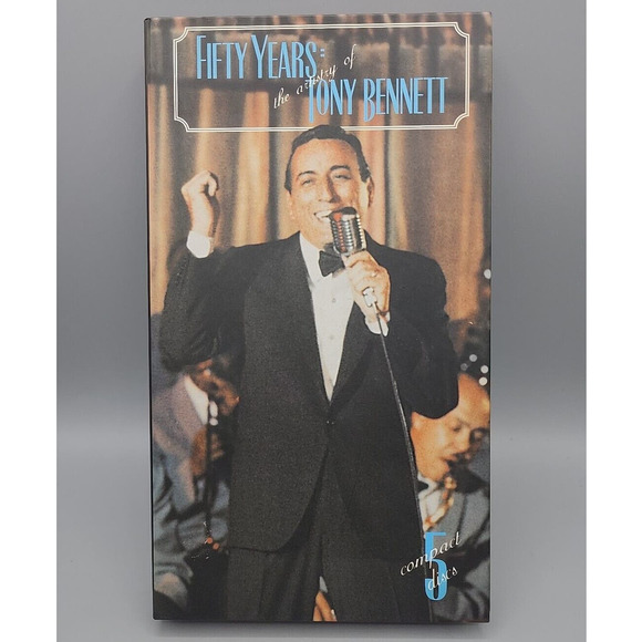 Fifty Years The Artistry of Tony Bennett 2004 - 5 CDs Plus Book Boxed Set - Picture 1 of 12